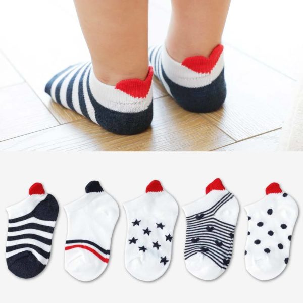 Chaussettes Coup de Coeur - enfants (Lot 5 paires) 8-12 ans