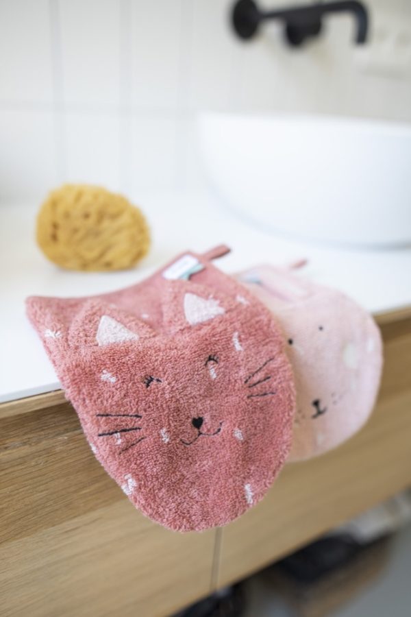 Gants de toilette - Duo - Lapin & Chat – Image 4