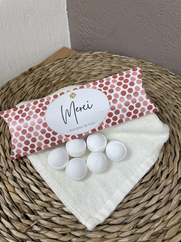 Coffret boules de bain ''Merci''