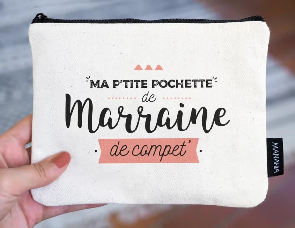 Trousse-Pochette ''Marraine de compet'' – Image 3