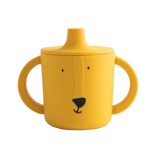 Tasse apprentissage/bec verseur en silicone - lion