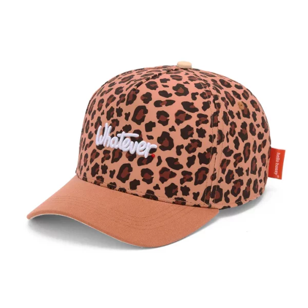 Casquette Léopard #8 Whatever écru taille Adulte 58 cm